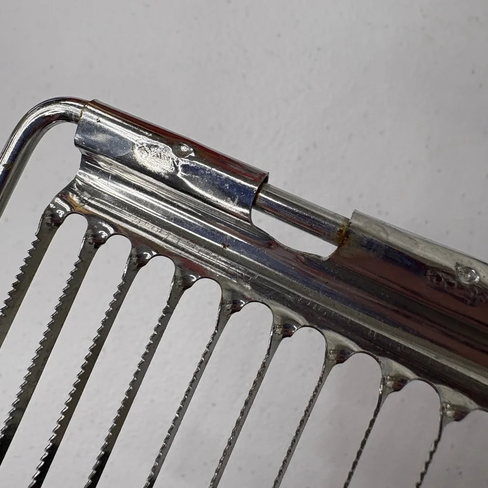 Vintage Ekco Multi‎ Slicer Tool Serrated Wires  Made in USA tomato egg avocado